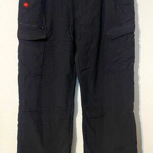 The American Outdoorsman Casual Fleece Lined Pants, 6 Pockets, Jet Black, 36-40